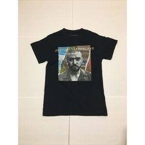JUSTIN TIMBERLAKE "Man Of The Woods Tour" Black T-Shirt Size Small